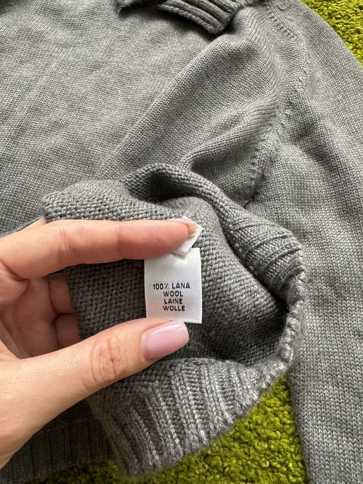 Cruciani Sweaters Knitwear Cruciani 100% wool luxury sweater Gray