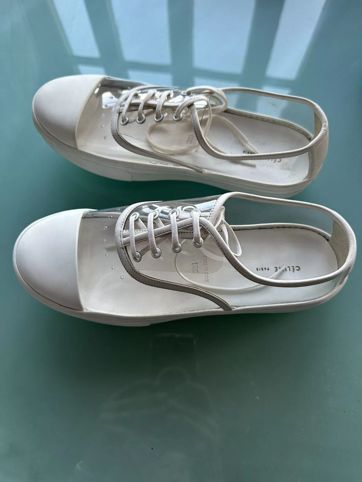 Celine Flats Celine Phoebe Philo " archive" flats White