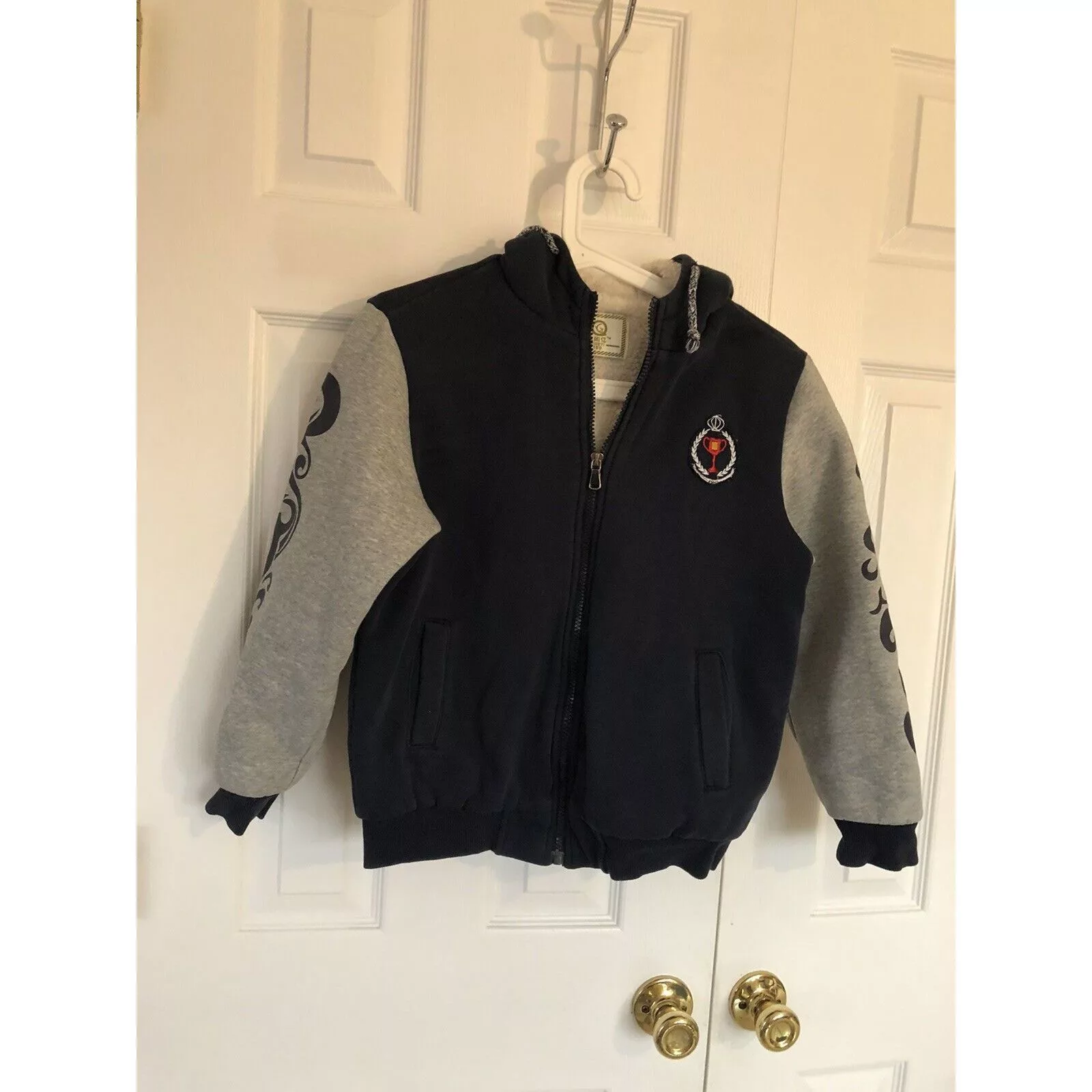 Other Parkas Other yigeyi Kid Warm Jacket Full Zip 7-8 Years Old Blue
