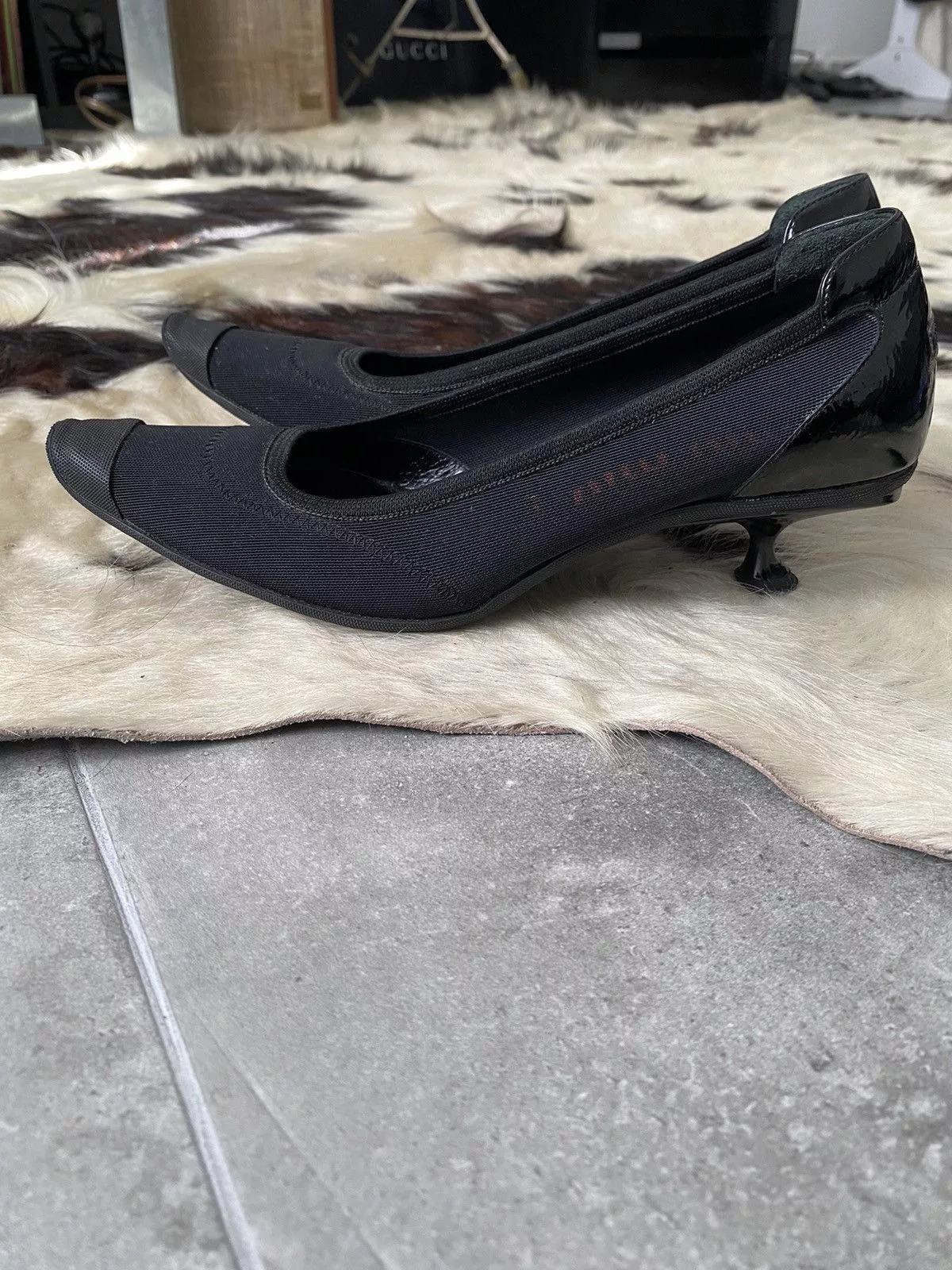 Miu Miu Heels miu miu kitten heels Black