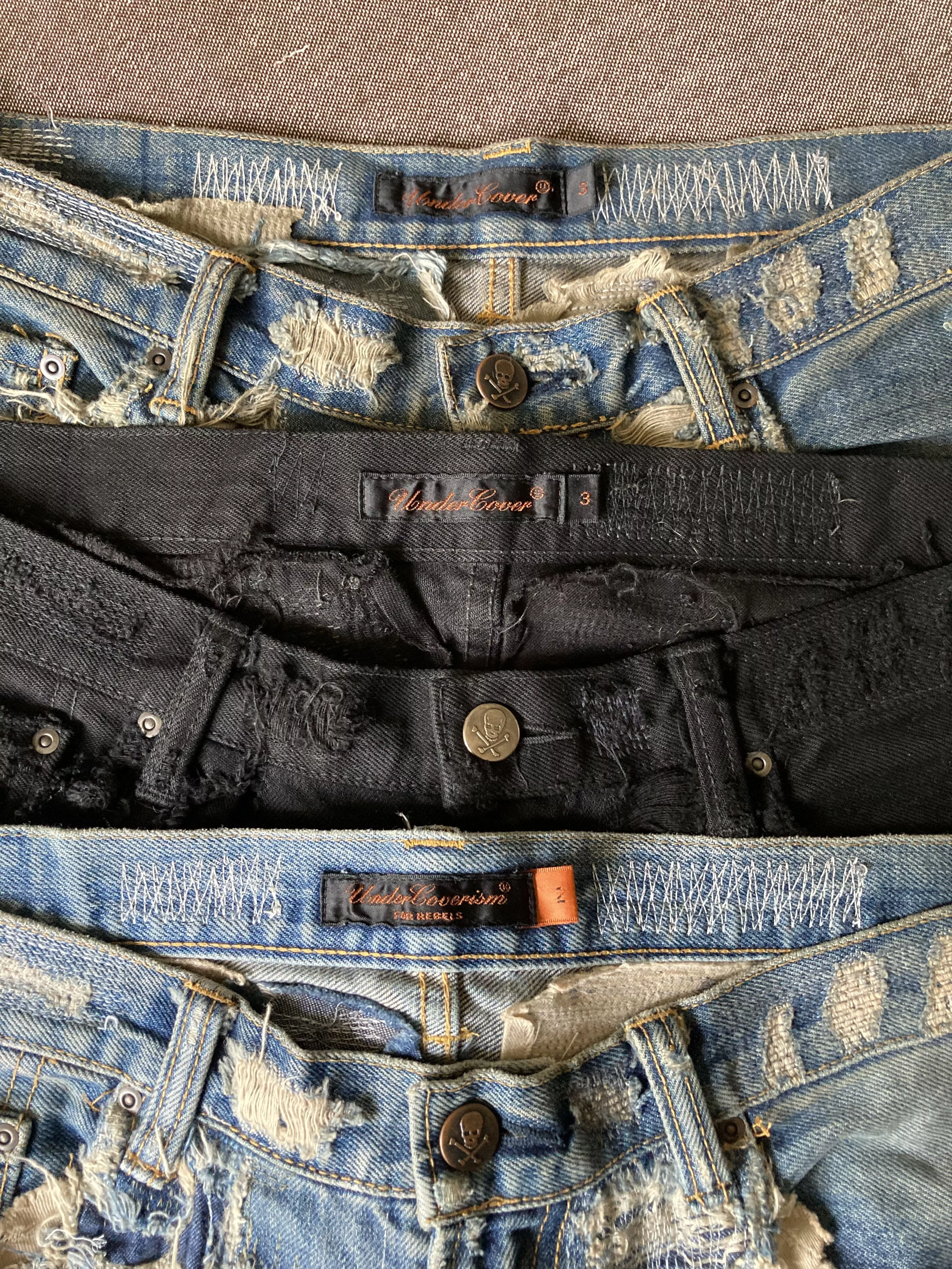Undercover Denim Undercover 85 Jeans Blue + Black
