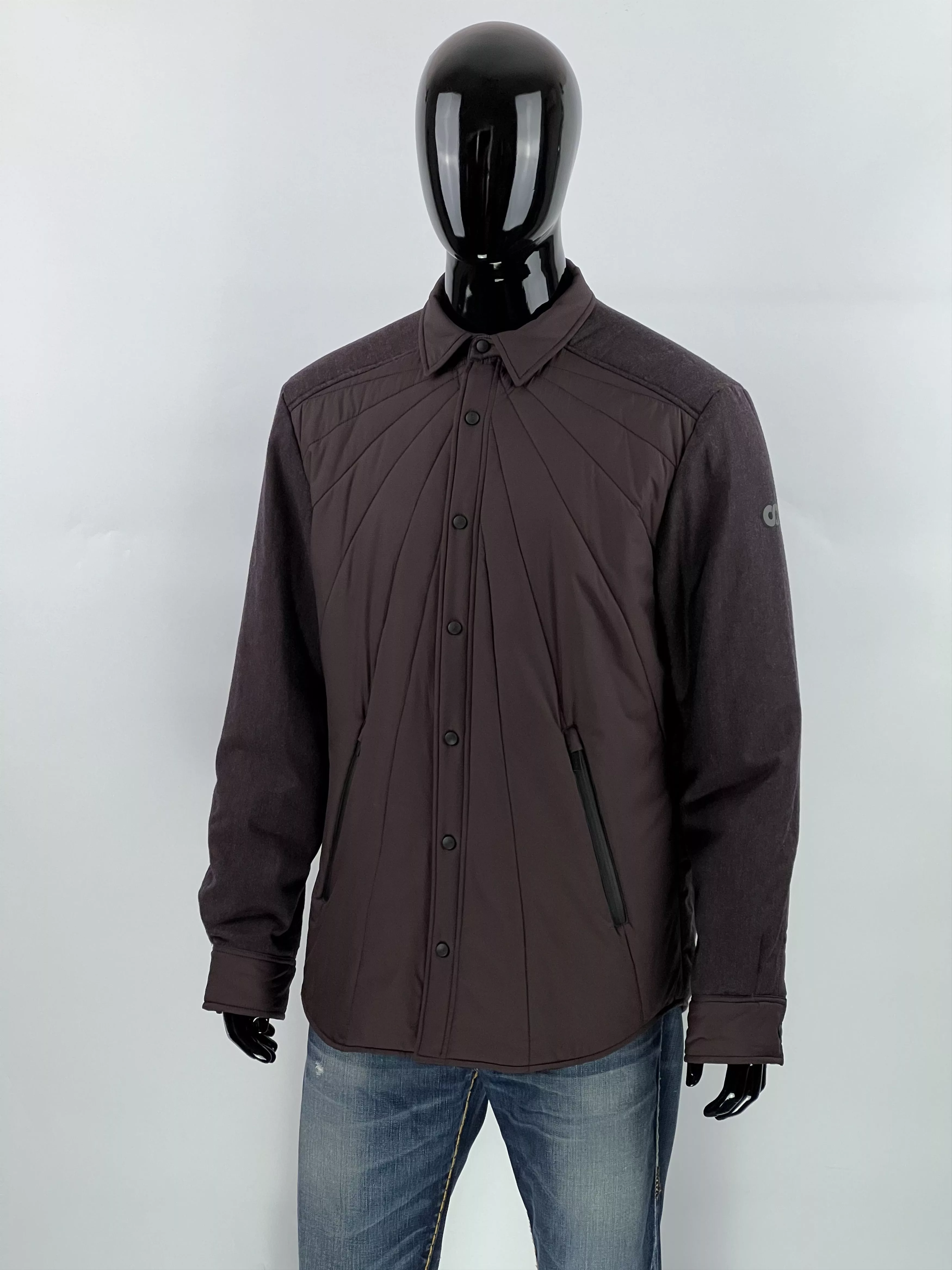 Designer Light Jackets Designer × Other Alpha Tauri Men's Wool Nylon Jacket Overshirt Size XL Red