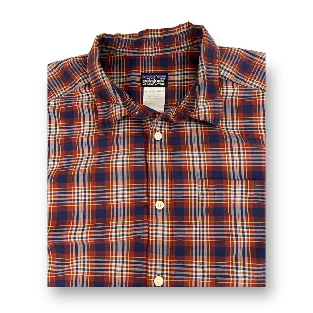Patagonia Shirts Button Ups Patagonia Front Button Shirt Size Medium Red