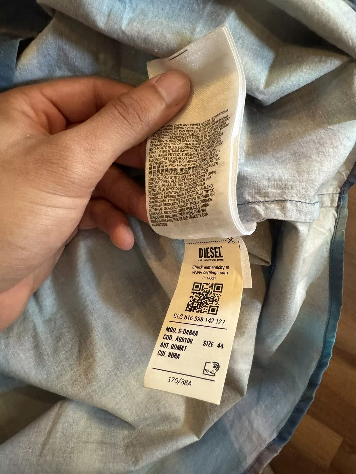 Diesel Shirts Button Ups Diesel Shirt Multi