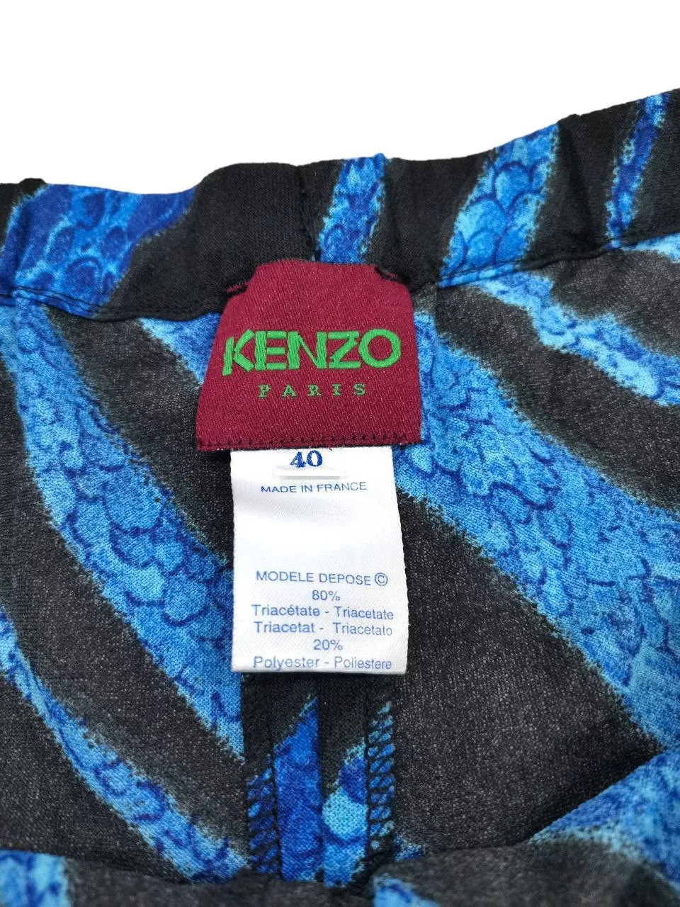 Kenzo Pants Kenzo Zebra Print Pants Multi