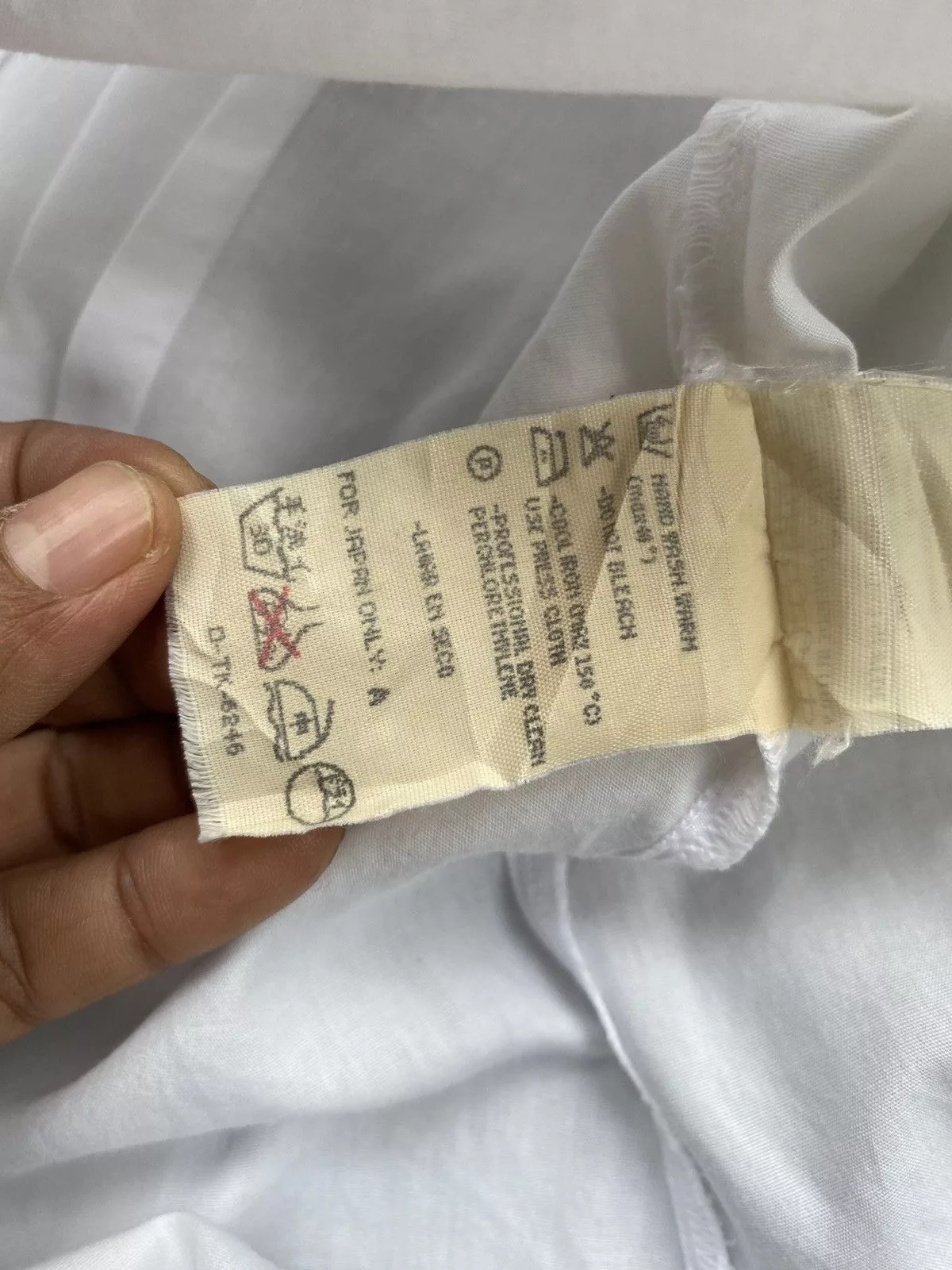 Armani Button Ups Armani Mani white packet shirt