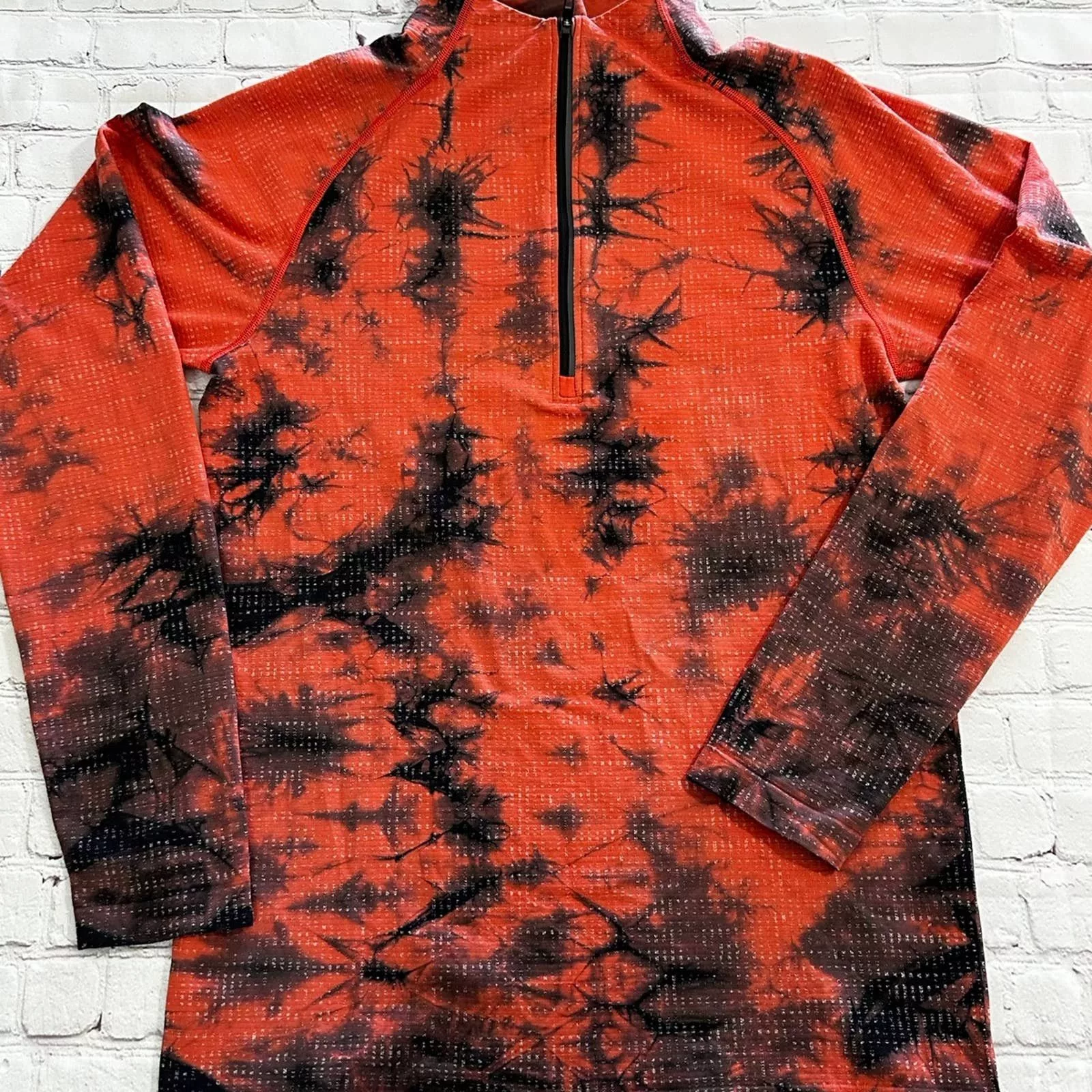 Lululemon Long Sleeve T Shirts LULULEMON Metal Vent Tech 1/2 Orange