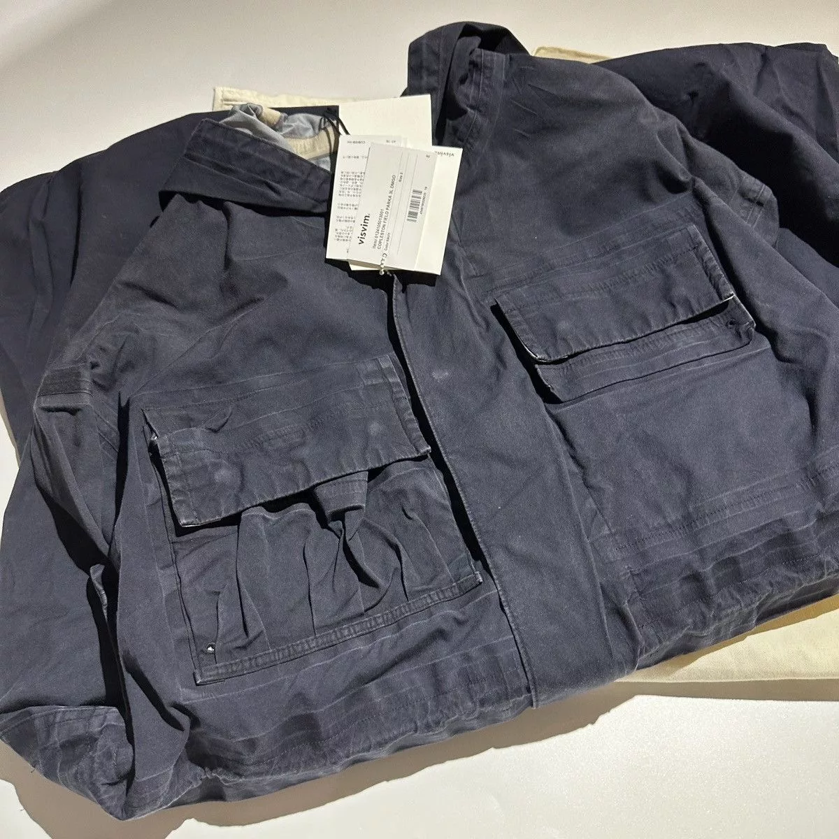 Visvim Raincoats VISVIM 24SS COPLESTON FIELD PARKA 3L DMGD Blue