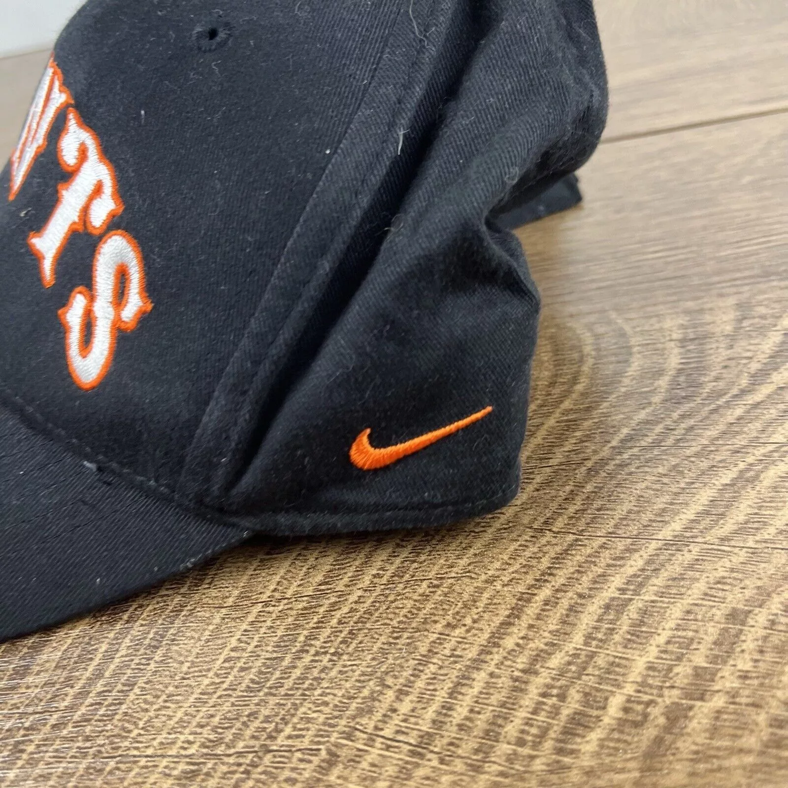 Nike Hats San Francisco Giants CHILD Hat Nike Black Hat Adjustable Bla