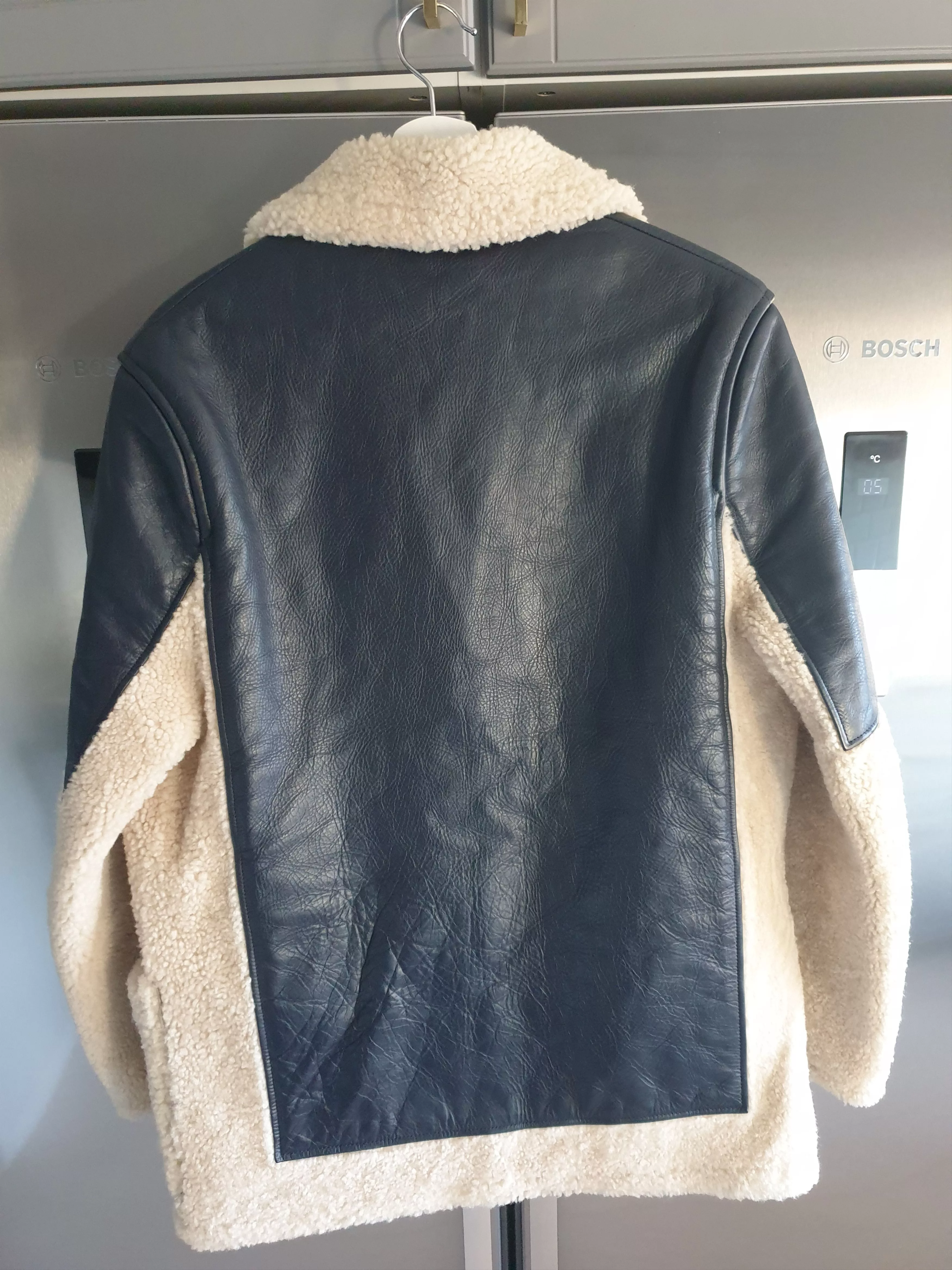 Acne Studios Heavy Coats Acne Studios Shearling AIden Size 50 Gray