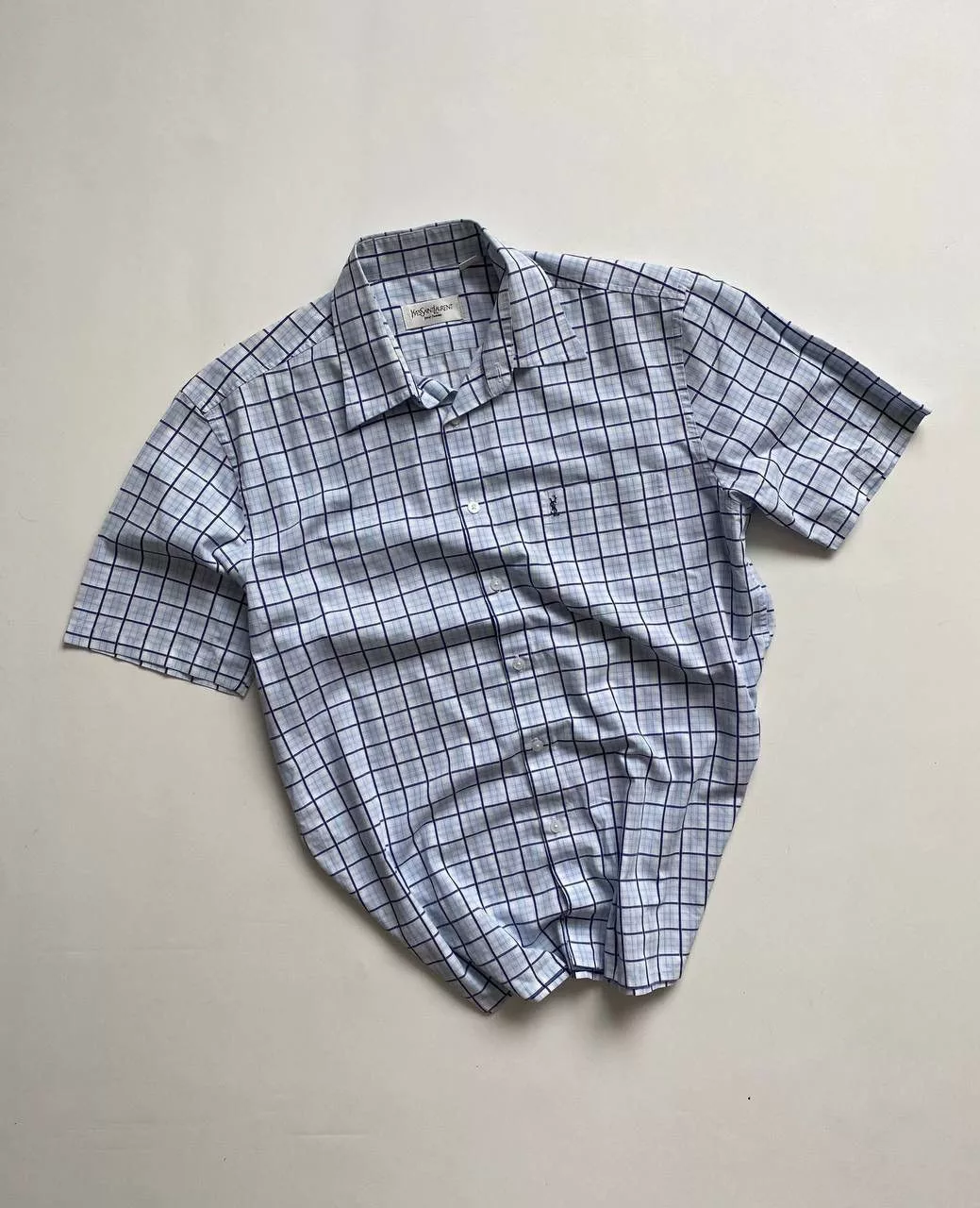 Yves Saint Laurent Shirts Button Ups Vintage yves saint laurent ysl shirt Blue Luxury