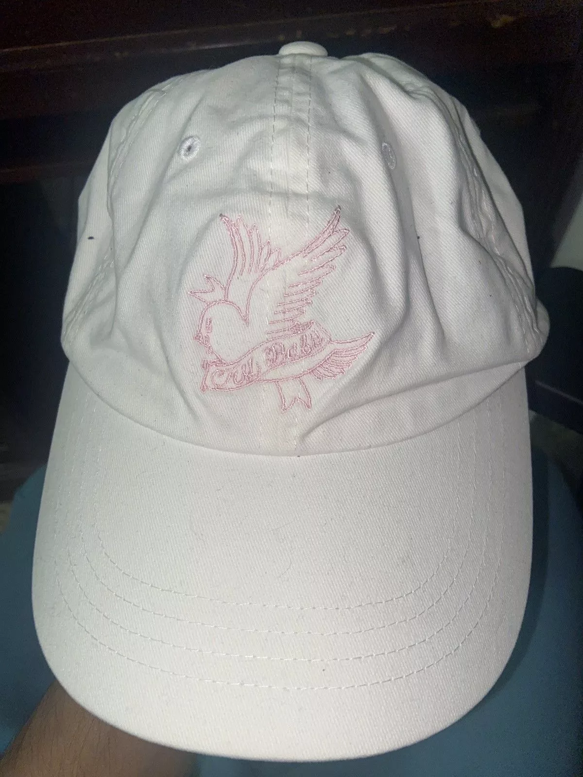 Lil Peep Hats Lil peep crybaby hat White