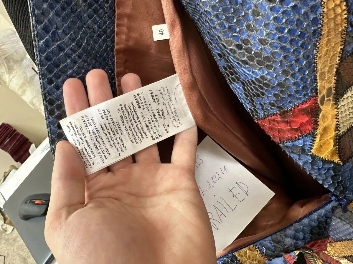 Gucci Midi Skirts NWT Gucci python skirt Blue