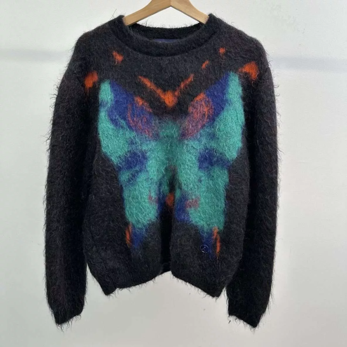 Louis Vuitton Sweaters Knitwear Louis Vuitton Butterfly Mohair Sweater Black