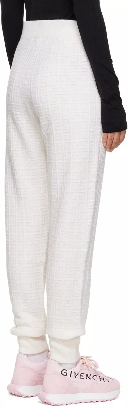 Givenchy Pants Givenchy o1srvl11e0724 Monogram Lounge Pants in White