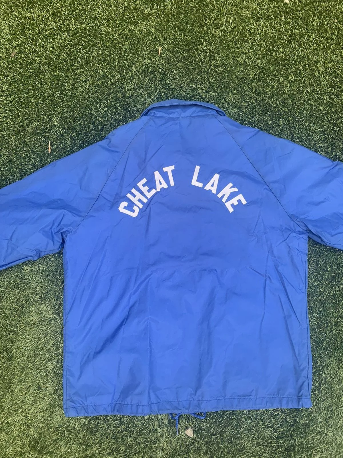 Vintage Raincoats 60s-70s Vintage Rain Jacket Blue