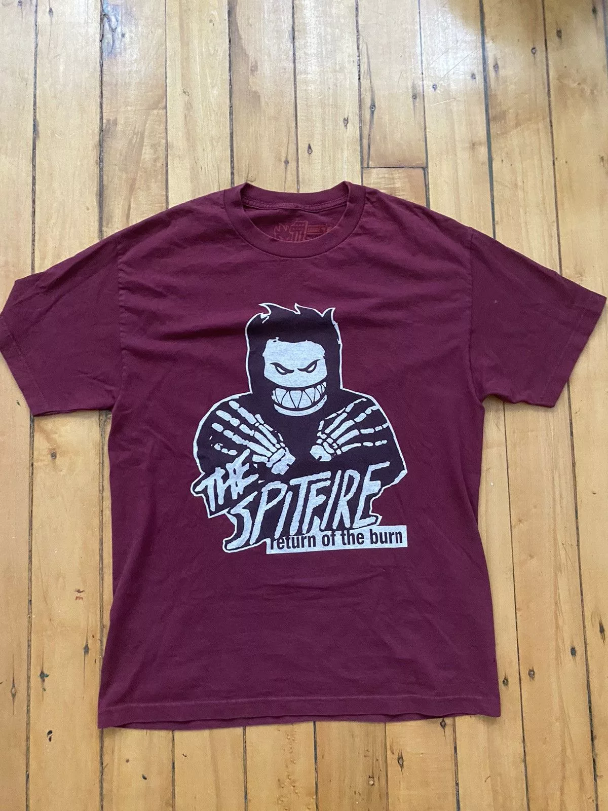 Spitfire Short Sleeve T Shirts Spitfire Misfits Tee Red