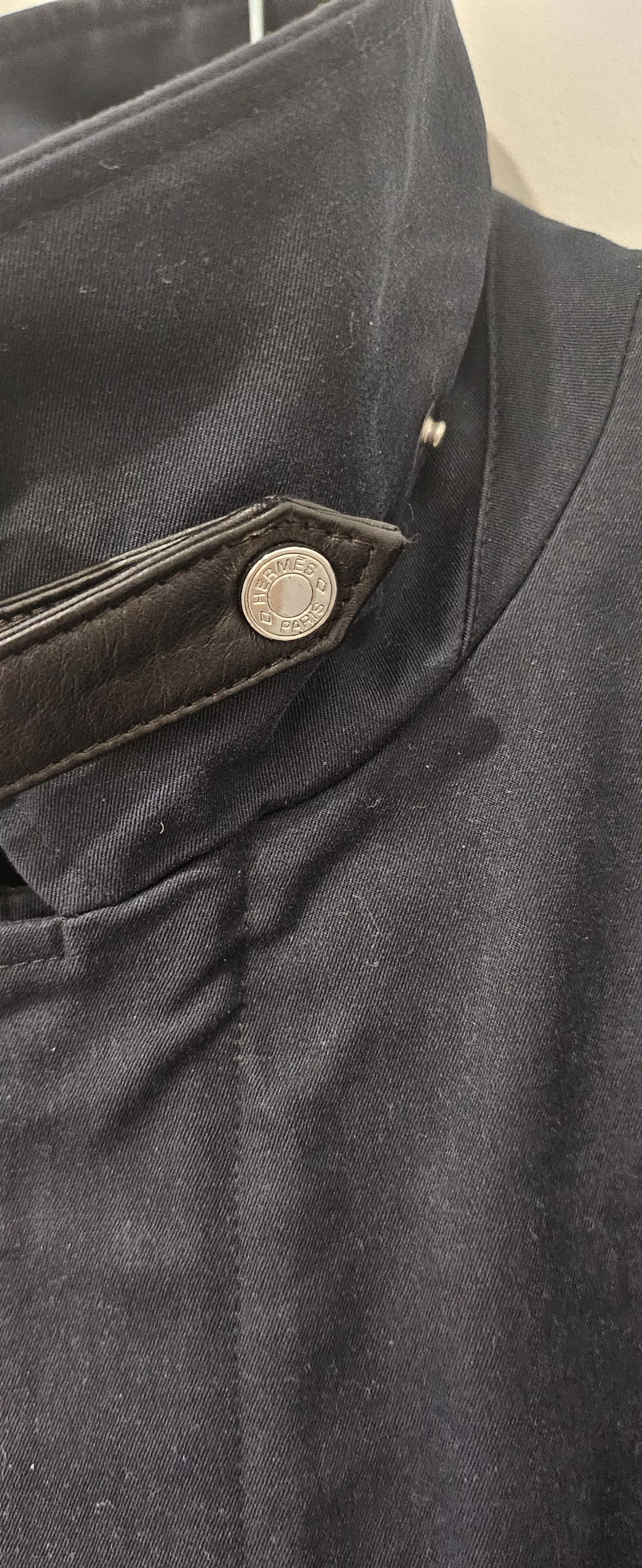 Hermes Heavy Coats Hermes Work Jacket - Size 48 Blue