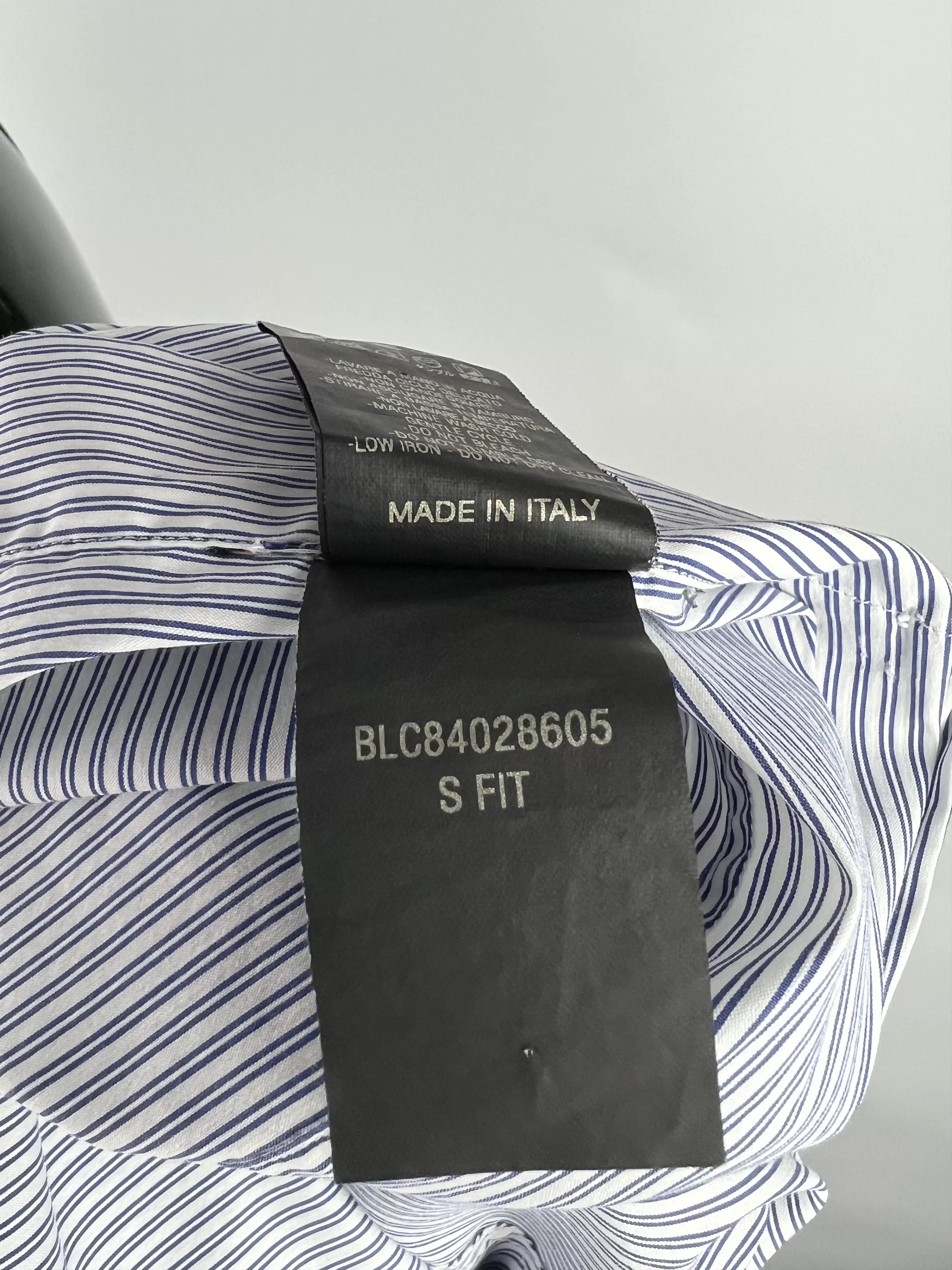 Billionaire Couture Shirts Button Ups Billionaire Couture Striped Cristal Button Up Shirt 18/45 White Vintage