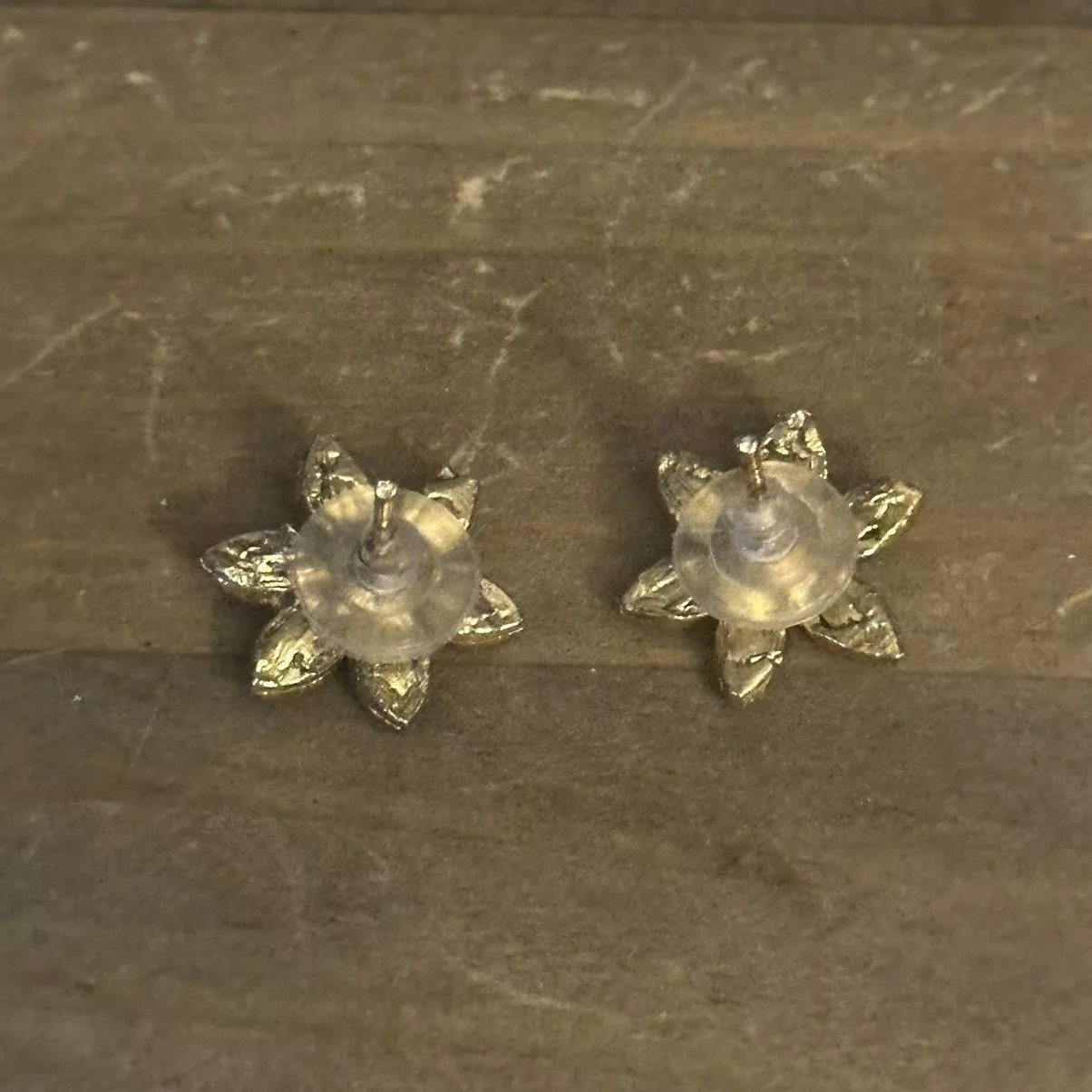 Other Earrings Other Multicolor gemstone flower earrings Gold