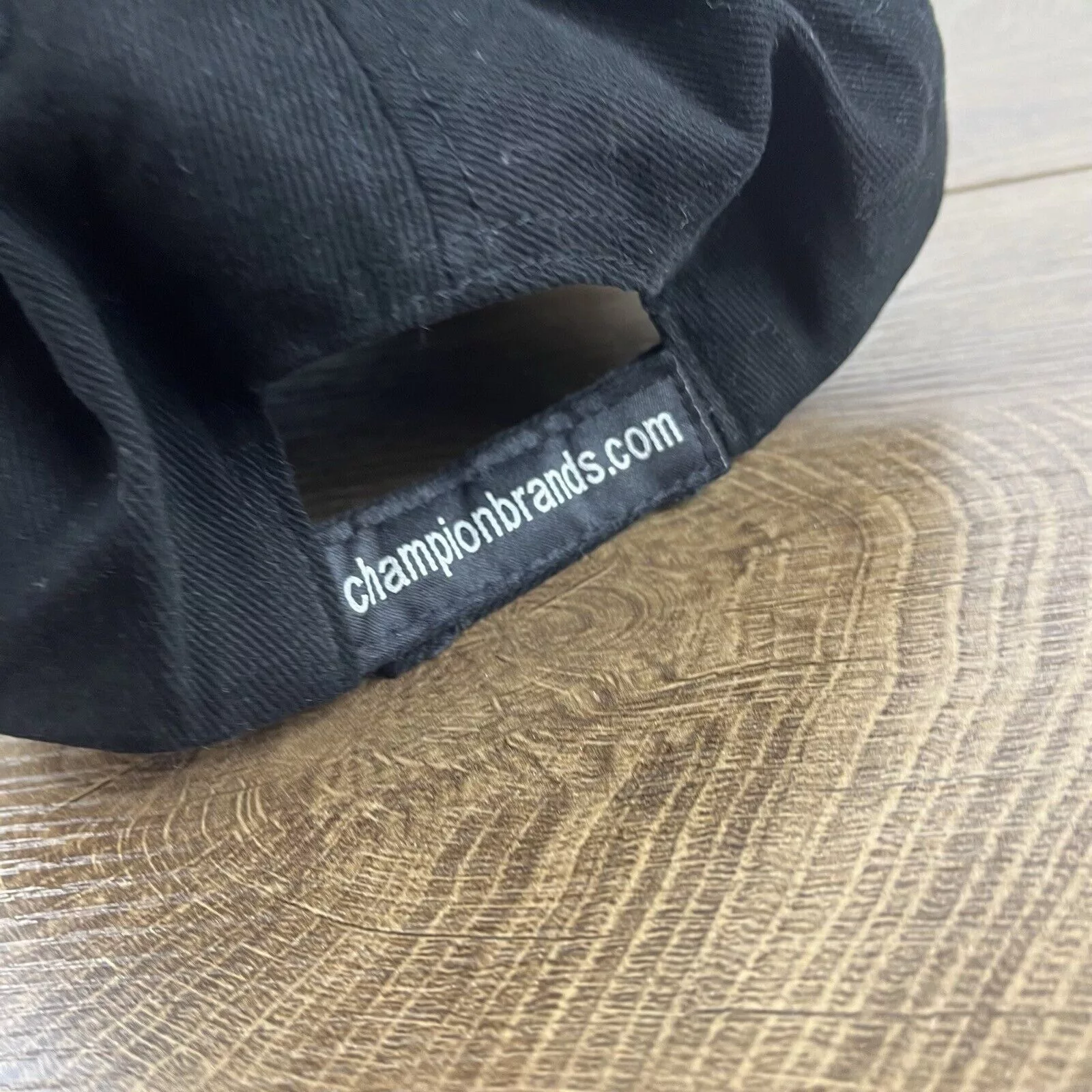 Champion Hats Champion Hi Tech Lubricants Hat Black Hat Adjustable Black A