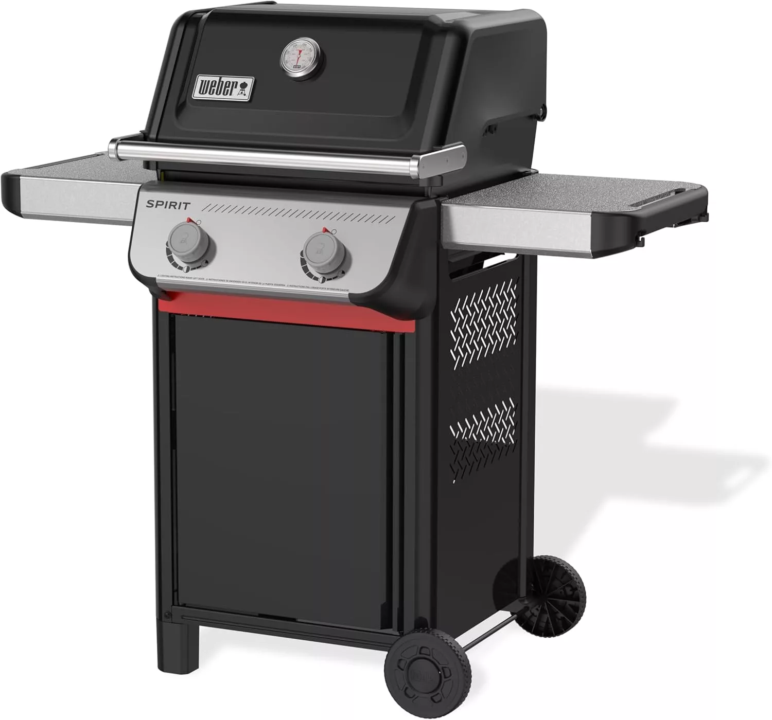 Weber Spirit E-210 Grill – 2-Burner Liquid Propane BBQ, Black