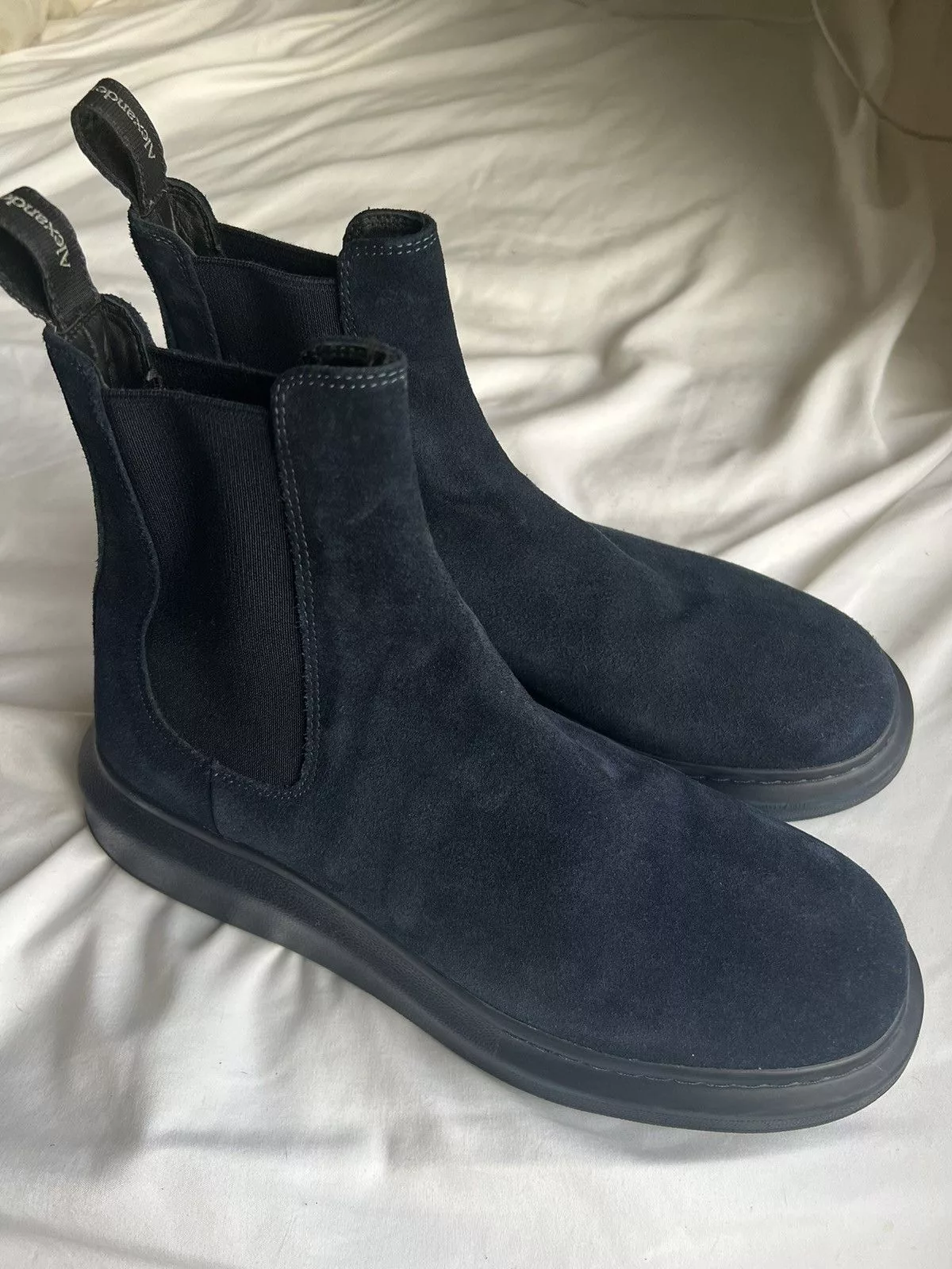 Alexander McQueen Boots Alexander McQueen Chelsea Boots Blue