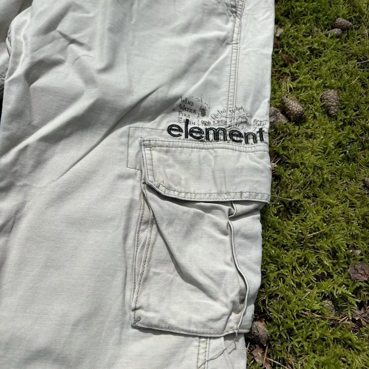 Element Denim Element × Japanese Brand × Vintage Vintage Element cargo pants Brown