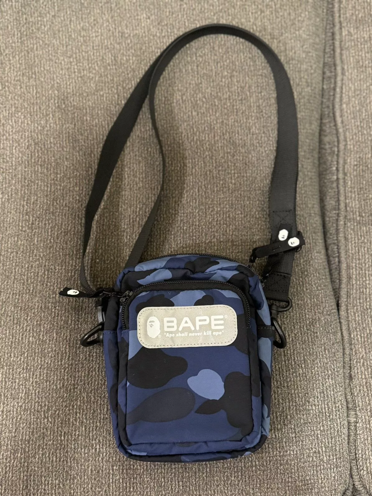 Bape Bags Luggage Bape shoulder bag Blue