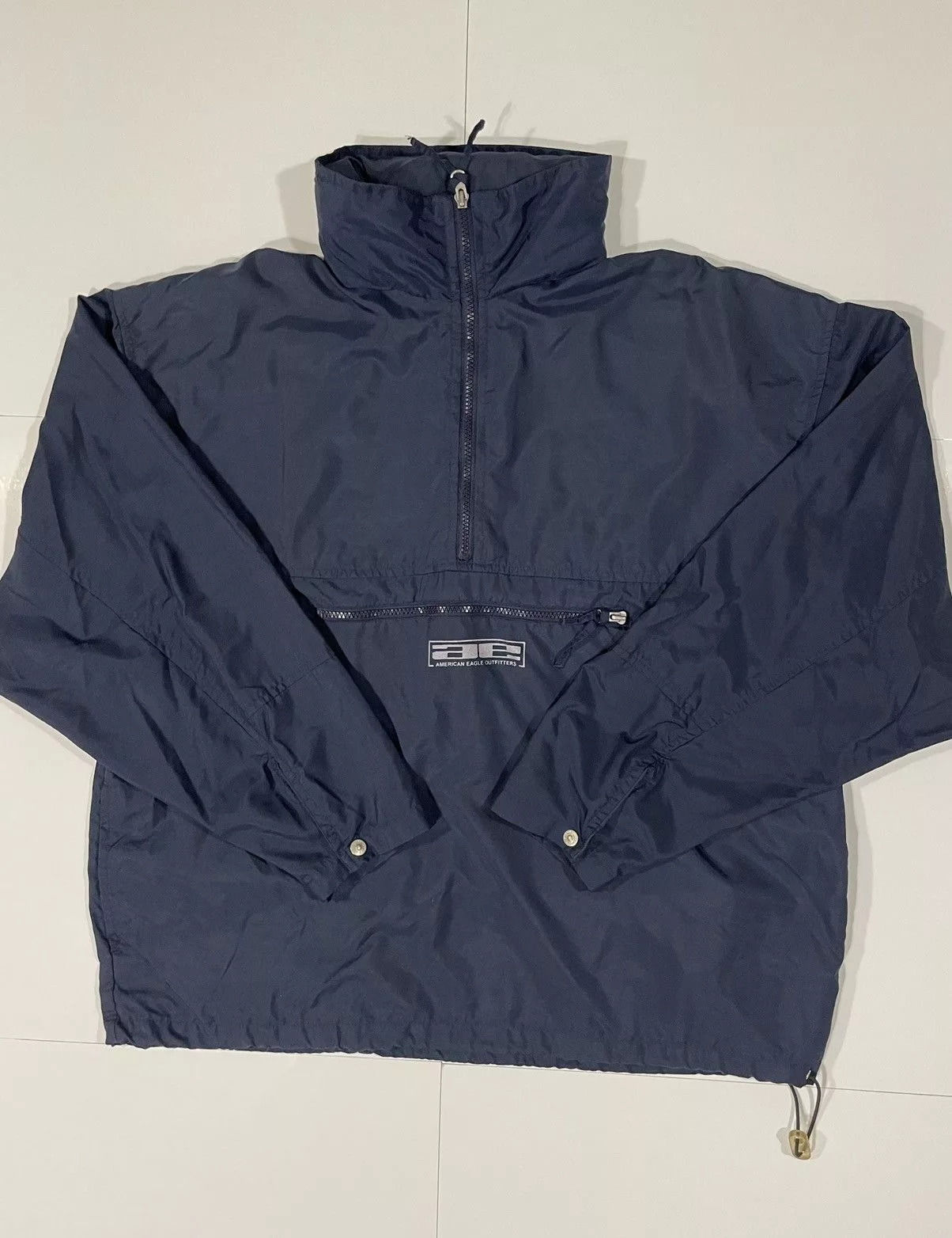 American Eagle Outfitters Light Jackets American Eagle Outfitters × Vintage Vintage American Eagle Anorak Jacket Blue Streetwear