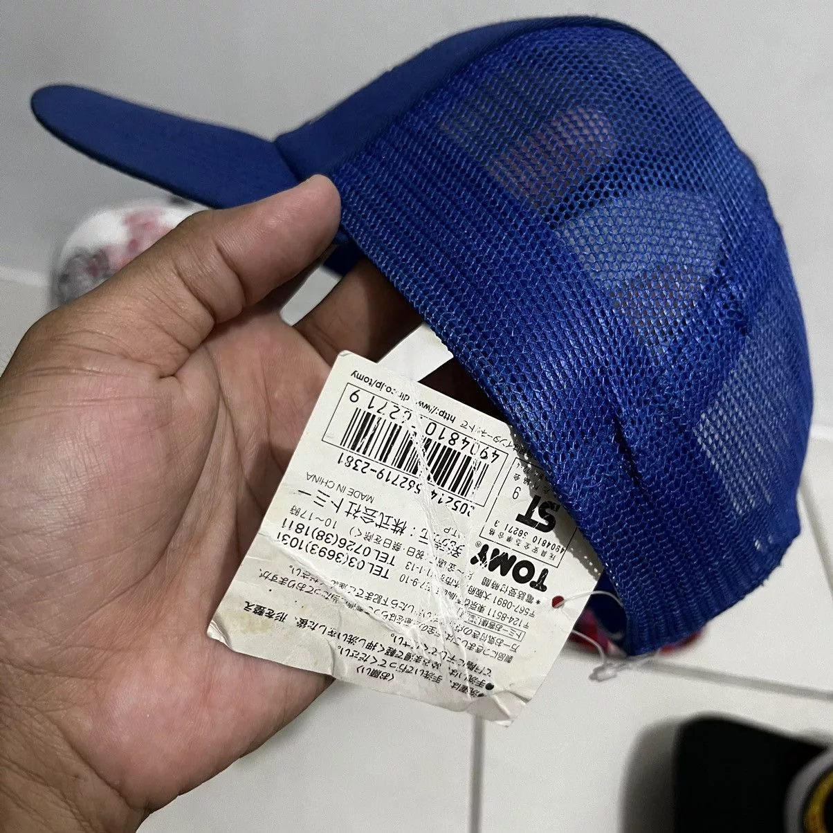 Anime Hats Anime × Pokemon × Vintage Super Rare new unused Revelation Lugia 1999 Lugia cap Blue