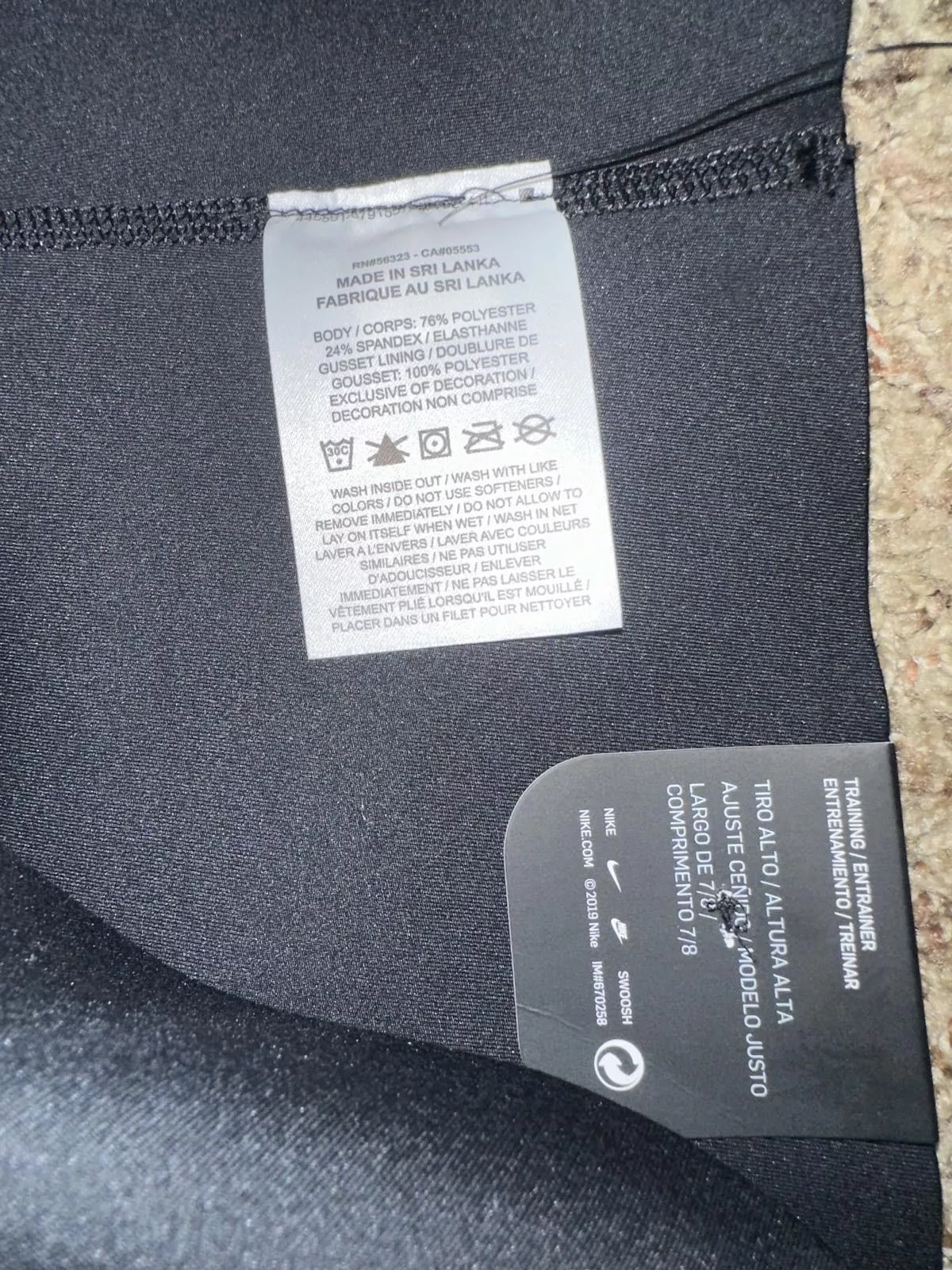 Nike Leggings Nike Womens Sculpt LUX Black Running Tight