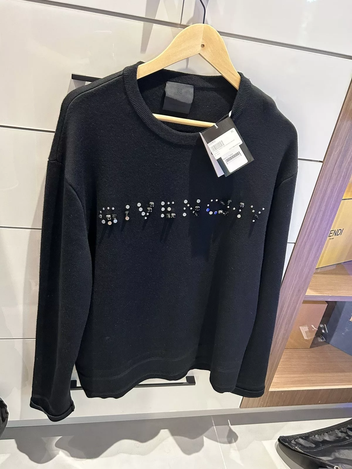 Givenchy Sweaters Knitwear Givenchy Virgin Wool Sweater Black