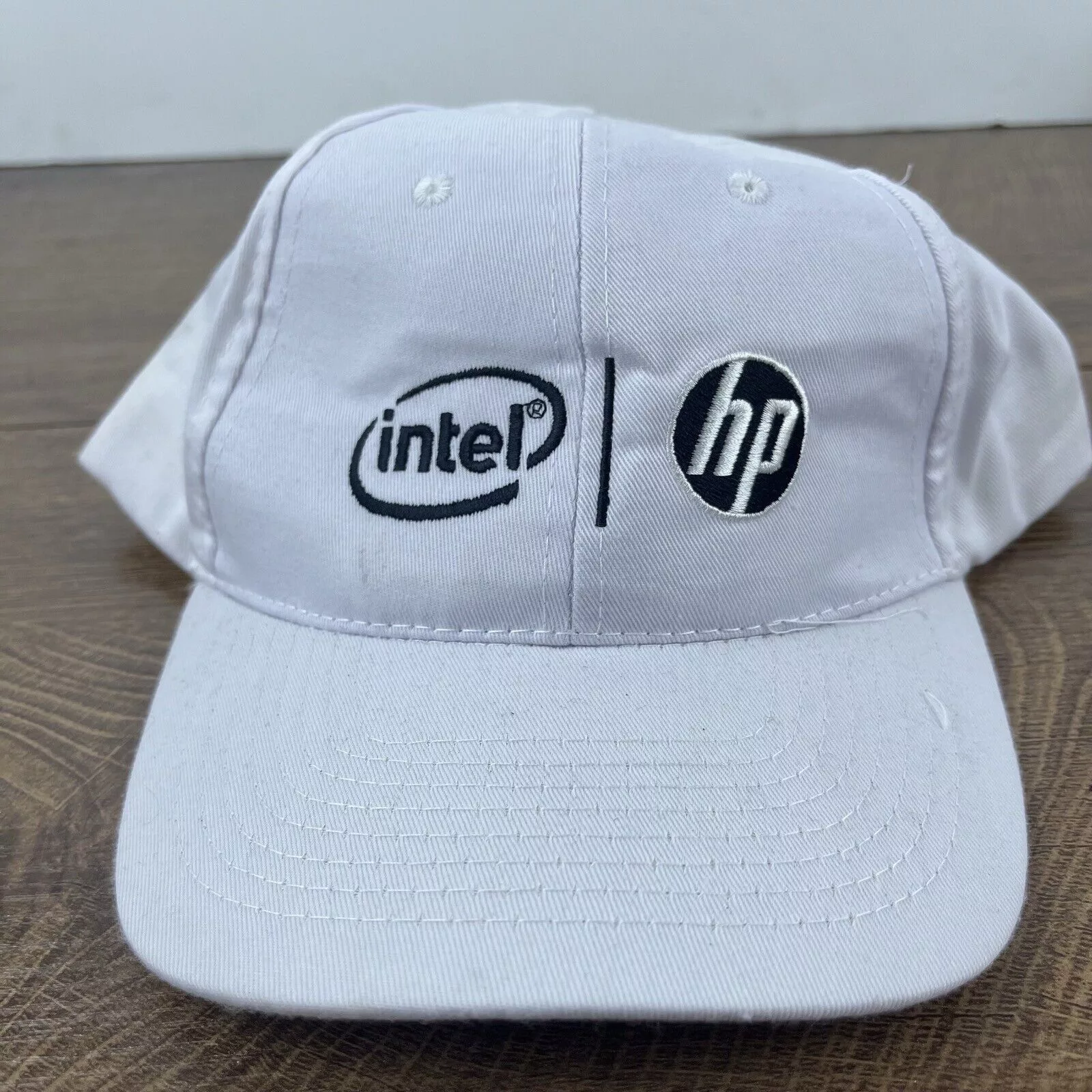 Other Hats Other Intel HP Hat Baseball Adjustable Hat White Adjustable Hat Ad