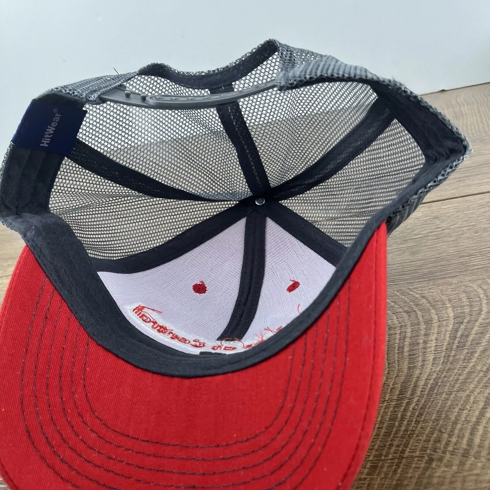 Other Hats Other Pointe at Central Hat Adjustable Hat Red Hat Adult Fit Red H