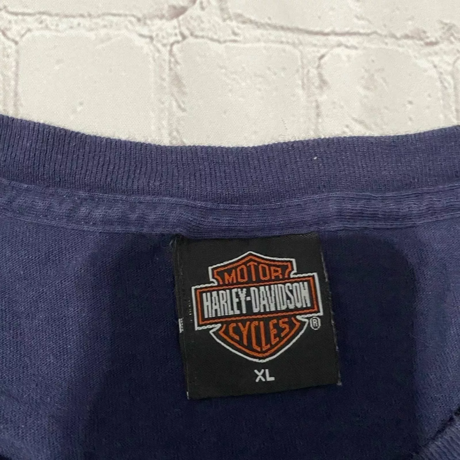Harley Davidson Jerseys Harley Davidson tee Blue