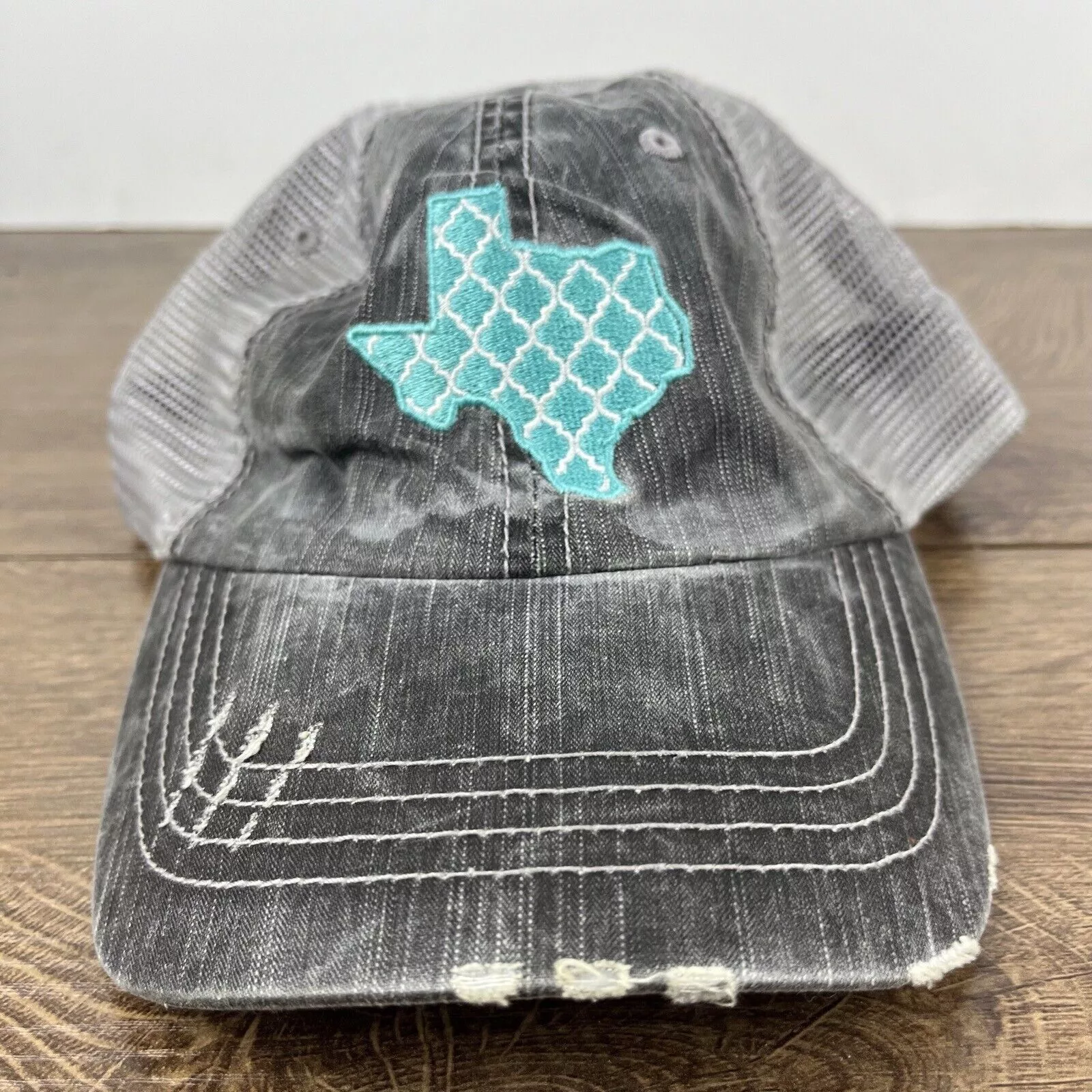 Other Hats Other Texas Hat Texas State Shape Hat Gray Adjustable Hat Gray Adu
