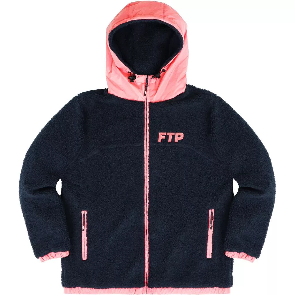 Fuck The Population Light Jackets Fuck The Population FTP - REFLECTIVE POLAR FLEECE JACKET Blue