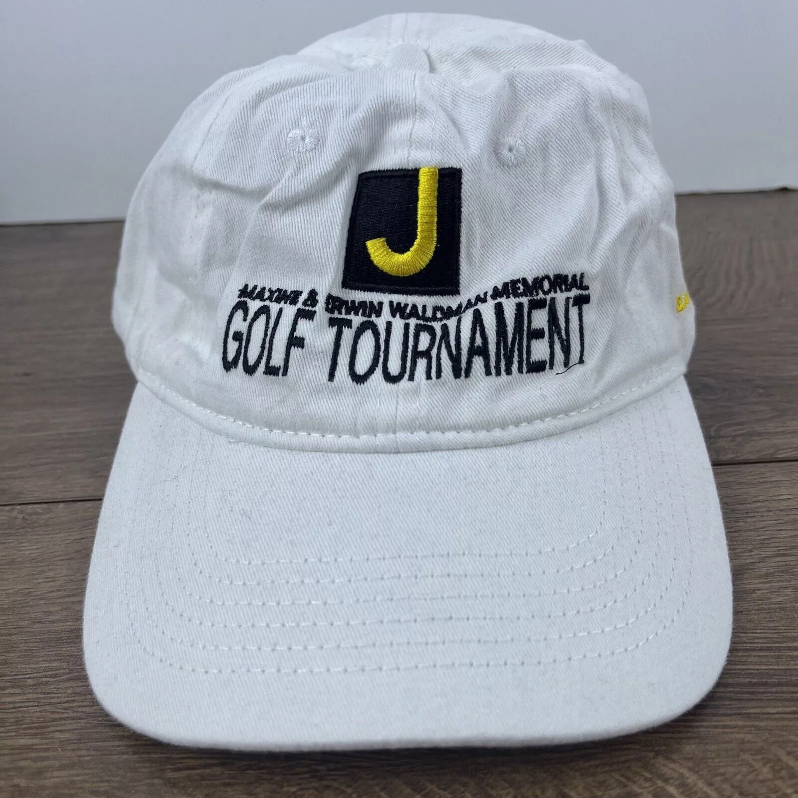 Other Hats Other Maxine Erwin Waldman Golf Tournament Hat White Hat Adjustabl