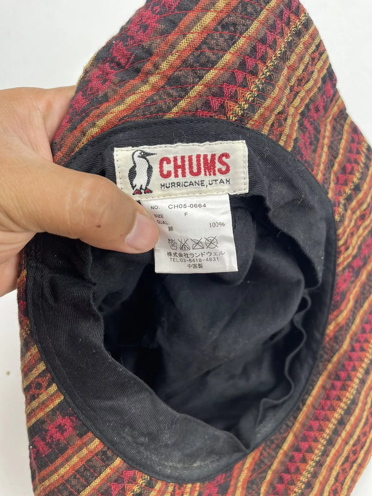 Chums Hats chums multicolour hat Streetwear