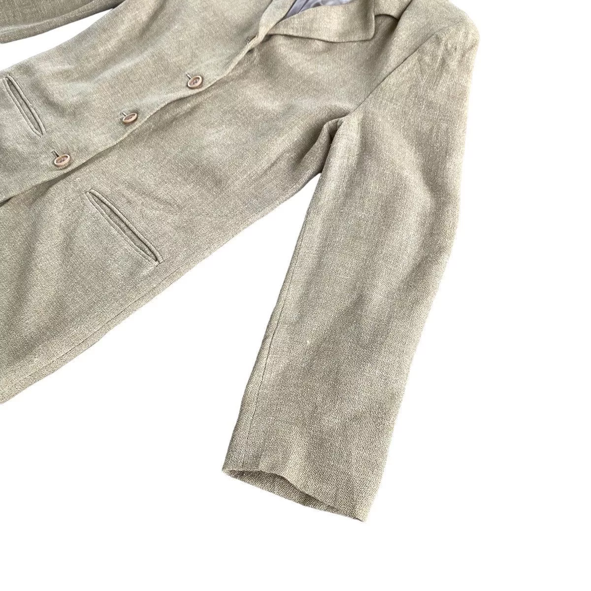 Calvin Klein Light Jackets Calvin Klein × Designer Calvin Klein Double Breasted Blazer Brown
