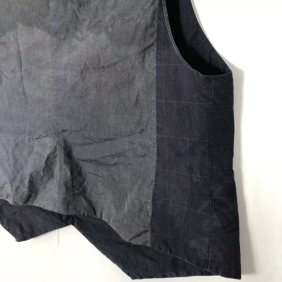 Helmut Lang Vests ❤️Authentic❤️Helmut Lang Dark Splash Abstract Buttons Vests Blue