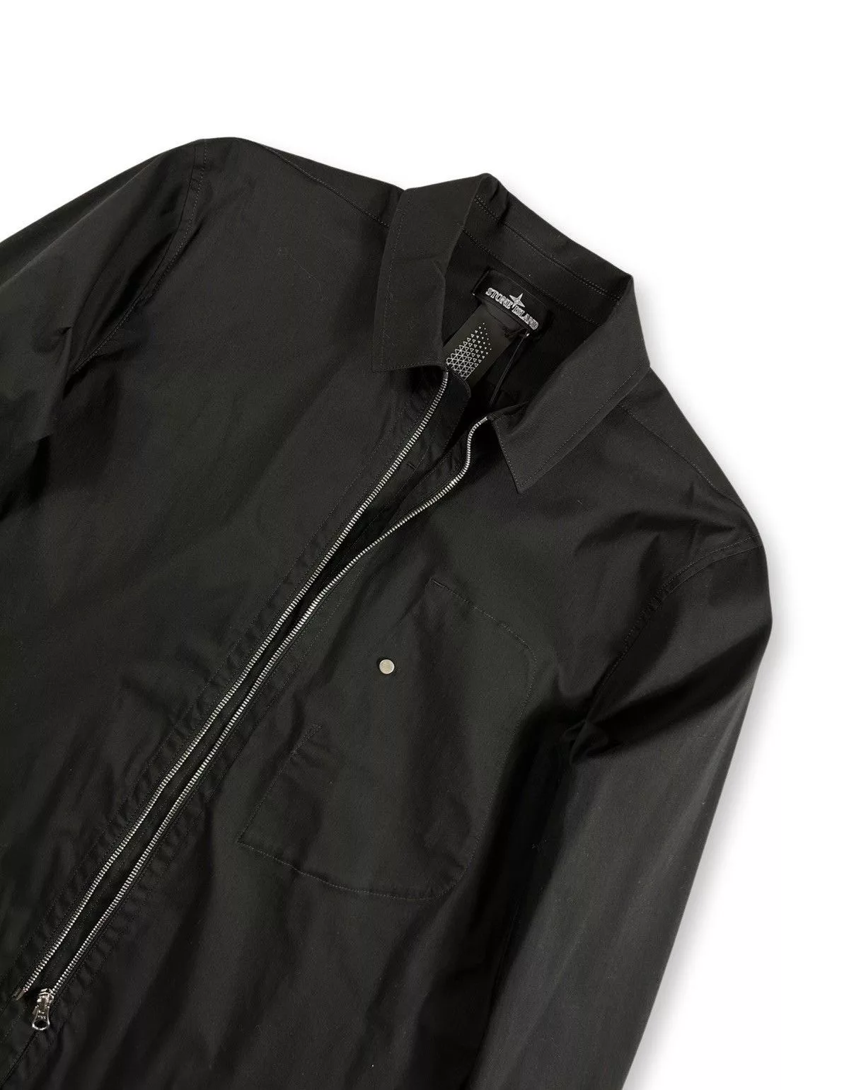 Stone Island Shadow Project Shirts Button Ups Stone island shadow project twill overshirt Black