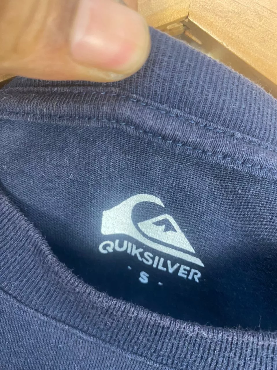 Quiksilver Light Jackets Quiksilver Quicksilver back printed distressed tshirt Black Streetwear