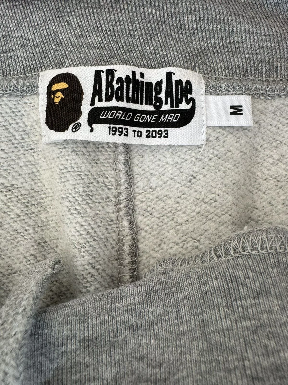 Bape Sweatpants Joggers Bape Sweatpants Gray