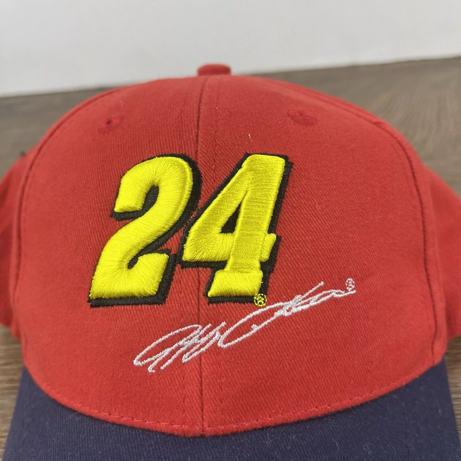 Other Hats Other Jeff Gordon 24 Hat NASCAR Racing Hat Red Hat Adjustable Red