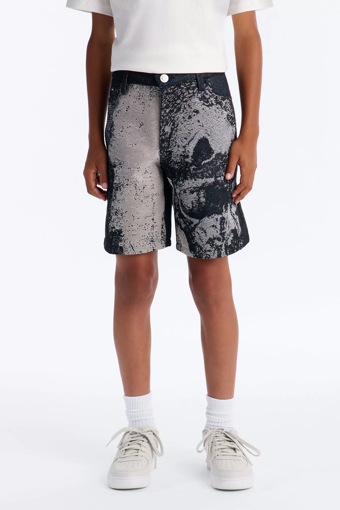 Mini Azrael Tapestry Shorts - Black/combo