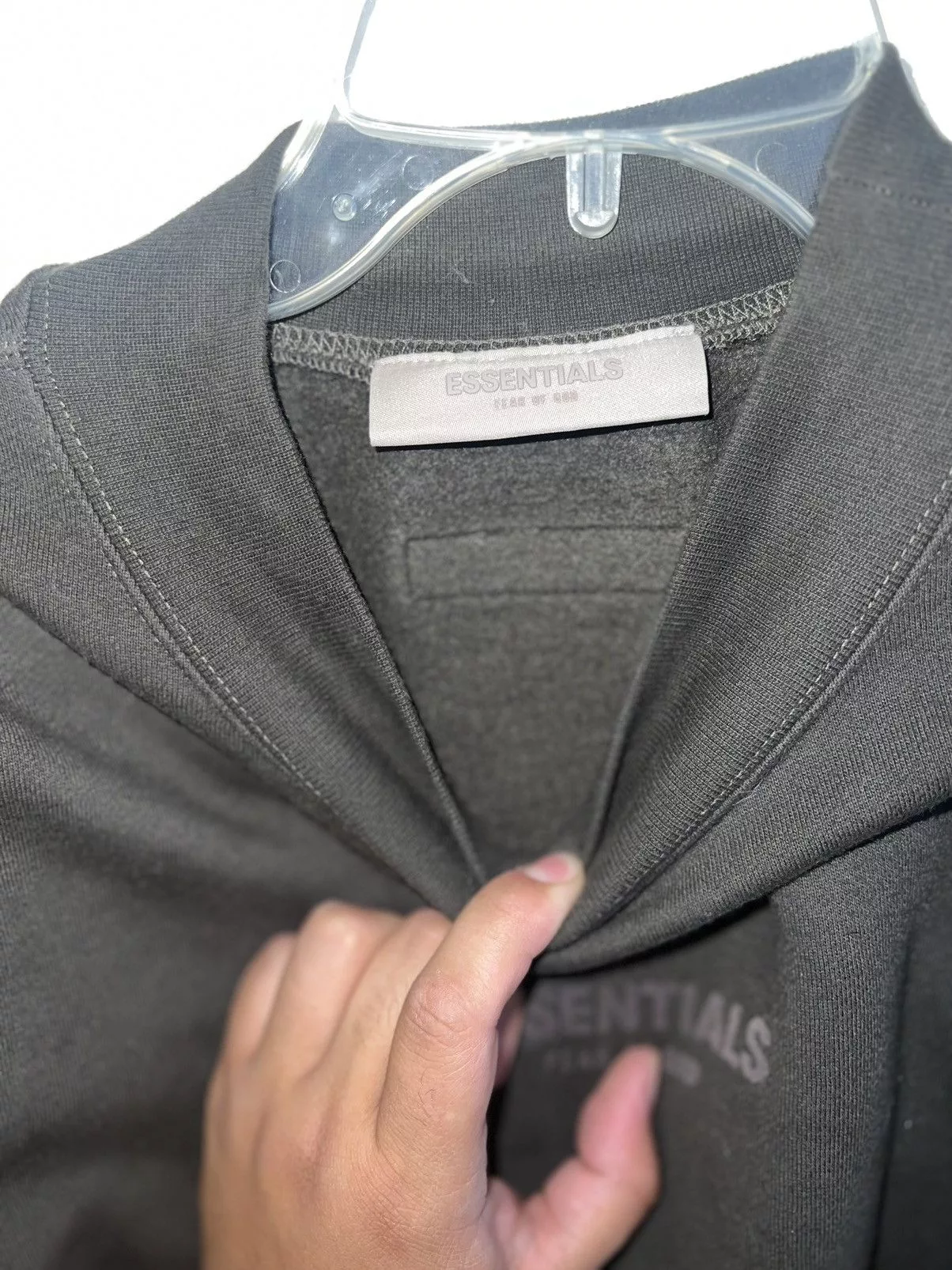 Essentials Sweatshirts Hoodies Essentials Turtleneck sweater Green