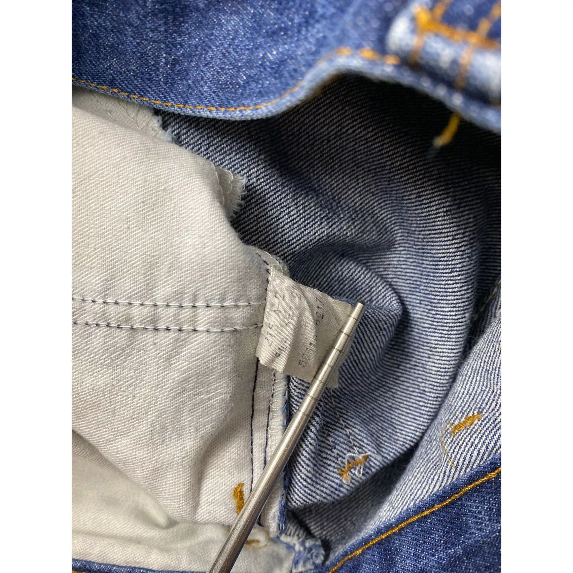 Levi's × Vintage Vintage Levi's Denim Jeans Bootcut Orange Tab Blue