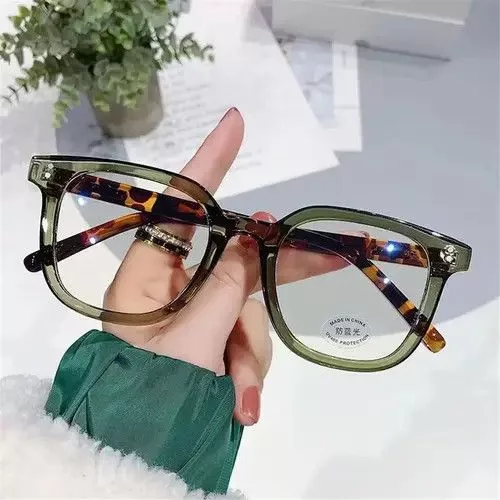 Designer Glasses Designer × Vintage Transparent Computer Glasses, Anti Blue Light Eyeglasses Multi Streetwear